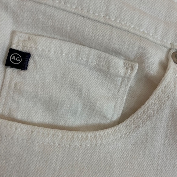 AG The Stevie Ankle white cut spring summer jeans size 8 - Picture 5 of 7